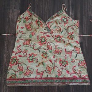 Flower print camisole